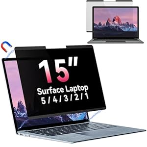 Yklssm Blickschutzfilter für Microsoft Surface 15 Zoll