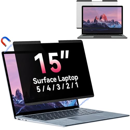 Yklssm Blickschutzfilter für Microsoft Surface 15 Zoll