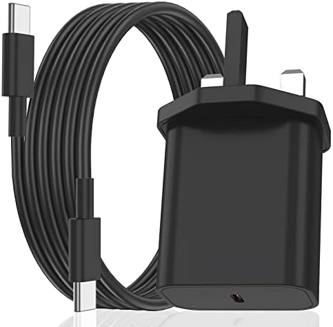 Super Fast Charger Type C,25W USB C Wall Charger Block Power Adapter Plug with 6ft Fast Charging Cable for Samsung Galaxy S22/S22 Ultra/S22+/S22 Plus/S21/S21 Ultra/S21+/Note20/Note20 Ultra/Note10+