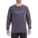 Jeep Girocollo Invernale per con Stampa Griglia sul Petto E Logo, Maglia Uomo, Dark Grey Mel/Blusto, XL