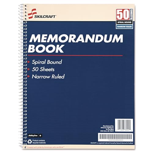Cahier mémoire Blanc 21,6 x 27,9 cm : évitez la perte de vos notes importantes