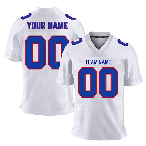 Custom Football Jersey Personalized Your Team Name And Number Shirt Design Your Own Team Name Number For Men/Women/Youth #TOP4