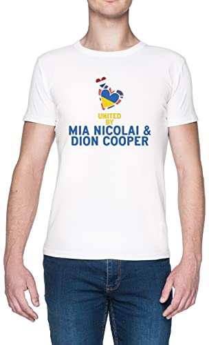 Photo de Mia Nicolai and Dion Cooper Blanc Homme T-Shirt White Men's Tee