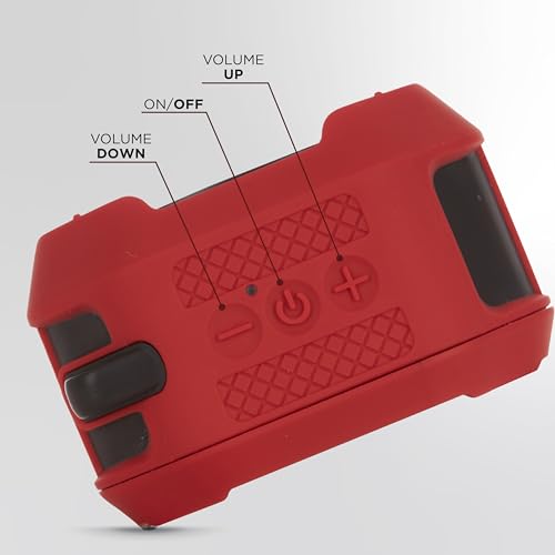 Image of Altec Lansing HYDRATREK Magnetic Bluetooth Speaker, Waterproof IP67, 5W RMS Output, True Wireless Pairing, USB-C Quick Charge, 3.7V 400mAh Battery, Voice Assistant, Perfect for Any Adventure
