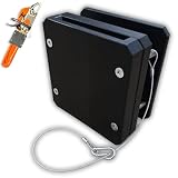 RELLES Motorsägenhalter, Kettensägenhalterung, Motorsägen Wandhalterung, Motorsägen Zubehör, Motorsägenhalterung, Halter für Traktor, Anhänger, Seilwinde, Kettensägenhalter, Forst Zubehör