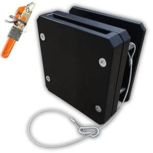 RELLES Motorsägenhalter, Kettensägenhalterung, Motorsägen Wandhalterung, Motorsägen Zubehör, Motorsägenhalterung, Halter für Traktor, Anhänger, Seilwinde, Kettensägenhalter, Forst Zubehör