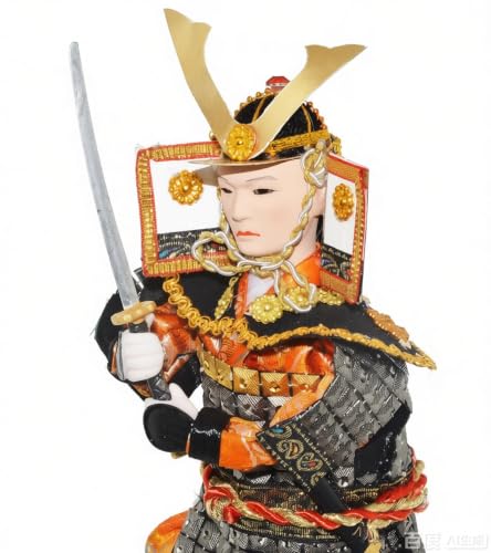 Figura Guerrero Samurai Japonés 30 cm miniatura 5