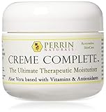 Creme Complete- All Natural, Restorative & Anti-Aging skin care. A Corrective Moisturizer for Sun Damage, Lichen Sclerosus, Rosacea, Eczema, Psoriasis, Actinic Keratosis, and Wrinkles.