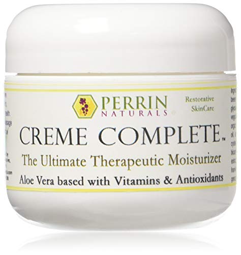 Creme Complete- All Natural, Restorative & Anti-Aging skin care. A Corrective Moisturizer for Sun Damage, Lichen Sclerosus, Rosacea, Eczema, Psoriasis, Actinic Keratosis, and Wrinkles.