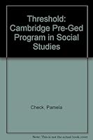 Threshold: Cambridge Pre-Ged Program in Social Studies (Threshold (Cambridge)) 0131110896 Book Cover