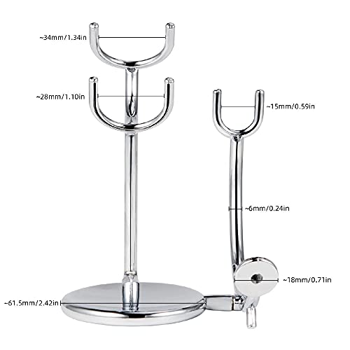 Ccbeauty Shaving Brush And Bowl Kit For Men, 3-In-1 Wet Shave Brushes Set With Stainless Steel Large-Capacity 3.23'' Shaving Cup Mug,Safety Razor Stand Holder Birthday Fathers Day From Daughter #TOP2