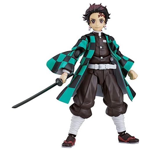 NAJTU Tanjiro5.1 Inch Articulated Movable Multiple Expressions Stylized Doll Figure Demon Slayer, Action Figure PVC Model Toysfan Collections for Kids, Children, Christmas, Toy Figures