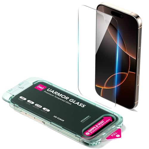 Uarmor protecteur d'écran HD transparent en verre optique de qualité premium