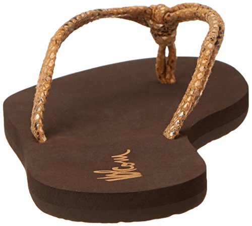 Volcom Women's Forever And Ever Sandal, Cognac, 5 M Us #TOP2