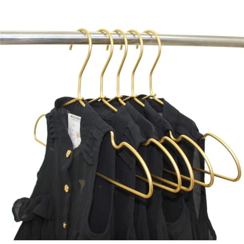 Koobay 12.6” Matte Gold Metal Kids Baby Hangers, 60Pack, Non Slip Suit for Coated Wire Children Clothes Hangers Closet Storage, Retail Display,Space Saving for Toddler Coats Infant Hangers by Koobay - Used condition - Image 7