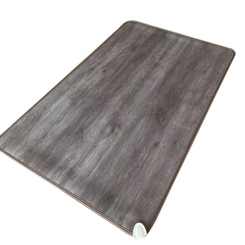Calentador de suelo radiante eléctrico, alfombra calefactora, calentador de pies, alfombra calefactable con temperatura y temporizador ajustables para yoga.(140 * 200cm)
