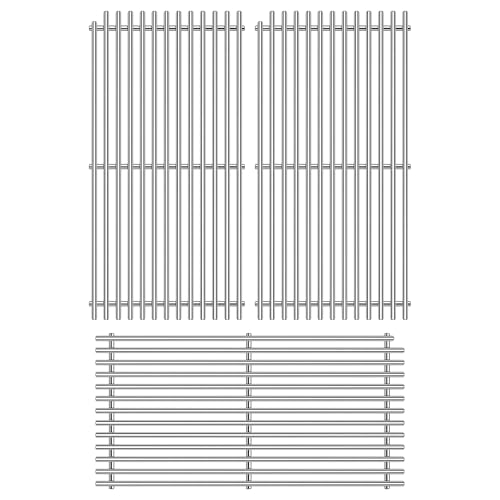 Clivimi 54801 Grill Grates Replacement for DCS Grill Parts 20 DCS 36 48 36ABQR 36BQ 36BQR 36DBQ 48DBQAR 48DBQR 48EBQAR 48EBQR BGA36-BQARL BGA36-BQARN Stainless Steel BBQ Ceramic Rods Grids
