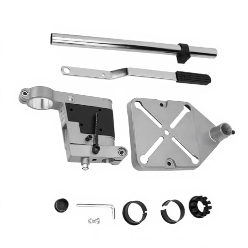 Image of Adjustable Drill Press Stand drill press stand for hand drill Portable Drill Press For 43Mm Or 38Mm Collar Diameter Drill Press Aluminum Small Drill Press Borrpressar för bänkskivor