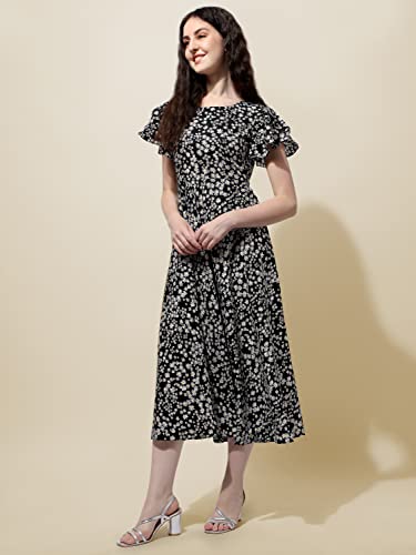 Image of QIQI Women's Crepe A-Line Maxi Casual Dress