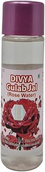 Patanjali Divya Rose Water - Refreshing Facial Mist 4.0 fl oz / 120 ml - 100% Natural, Cruelty-Free, Clear