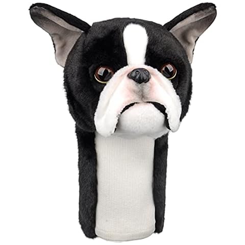 Bozily Golf Headcovers - French Bulldog Golf Club Covers for Woods and Driver Cover