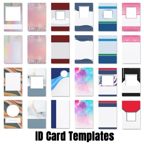 Custom Id Badge with Name Picture, Personalized Employee Photo ID Card with Lanyard, Double Print ID Card for School, Festival, Event-Vertical - Thumbnail 2
