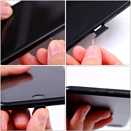 Aneco 58 Pieces Cell Phone Cleaning Kit Brush Set USB Charging Port Headphone Jack Cleaning Kit and Dust Plug Compatible with iPhone, iOS Android   , Cell Phone, Electronics Cleaner