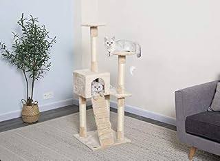 Go Pet Club Cat Tree Furniture Beige