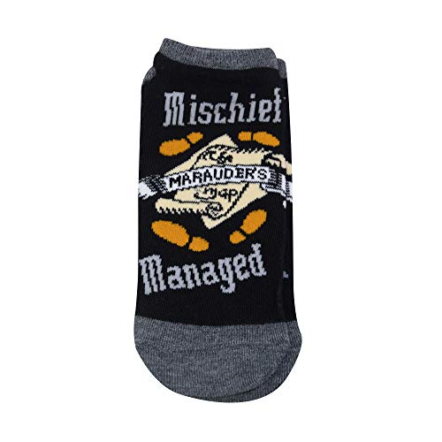 Harry Potter Meias femininas Deathly Hallows I Sollemnly Swear, Marauder's Map Low Cut Socks (adult