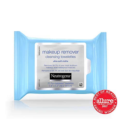 image for Neutrogena Makeup Remover Cleansing Facial Towelettes, Daily Gentle Fa