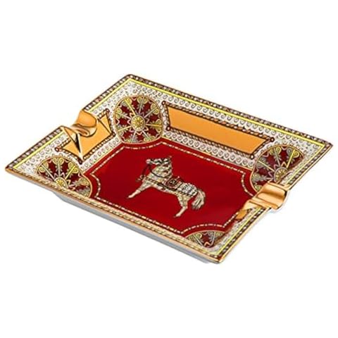 NEW LUBINSKI Cigar Ashtray 2 Slot Warhorse Cigar Ashtray Cover