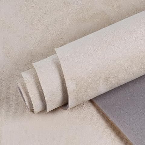 Headliner Fabric 108" L×60" W Soft Suede Headliner Material with 1/9"(3mm) Foam Backing Automotive Replacement Headliner Fabric for Car,RV,SUV,Repair (Beige, 108" Lx60 W) Cover