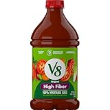 V8 High Fiber Original 100% Vegetable Juice, 46 fl oz Bottle