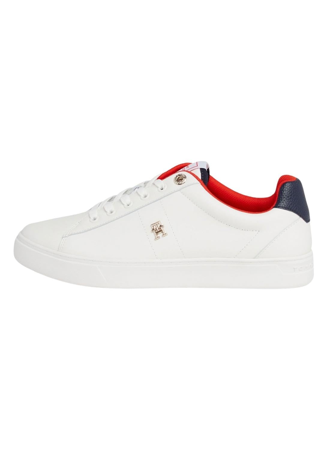Tommy Hilfiger Essential Elevated C - Zapatillas Deportivas para Mujer, Color Crudo