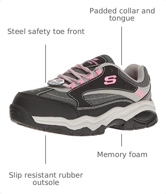 Image of Skechers for Work Women's Bisco Slip Resistant Work Shoe