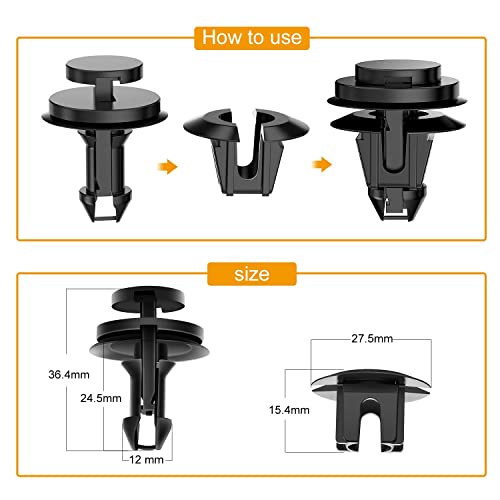 Front Air Deflector Retainer Clip & Grommets - 32Pcs Front Air Dam And Front Lower Bumper Clips For Gmc Sierra Chevrolet Silverado Yukon, Replacement For Gm - Oem Original Parts #TOP1