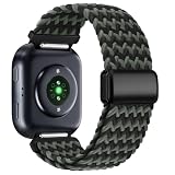 Yeahxing Bands for Amazfit Bip 6 Watch Band - 22mm Braid Stretchy Nylon Strap for Amazfit Bip 6/Bip 5/Active Max/Balance 2/Balance, Replacement Strap for Amazfit GTR 4/GTR 3 Pro/3/2/2e/47mm Women Men