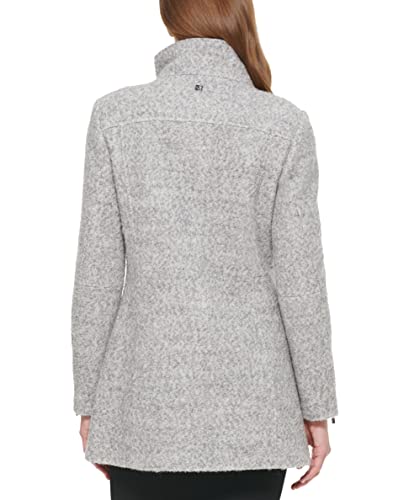 Calvin Klein Women's Asymmetrical Wool Jacket, Light Grey, X-Large #TOP2