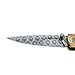 ALBATROSS Pocket Knife Abalone Seashells 7'' Modern Damascus Steel Knife Cupronickel Connector Liner Lock Folding Knife Gift Box - HGDK012B