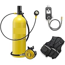 2L Diving Snorkeling Equipment Residual Pressure Gauge - Dive Portable Lungs