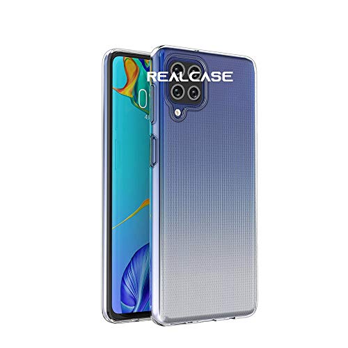 Image of REALCASE Samsung Galaxy F62 / M62 Back Cover Case | Crystal Clear Transparent TPU Shock Proof Bumper Back Cover Case for Samsung Galaxy F62 / M62