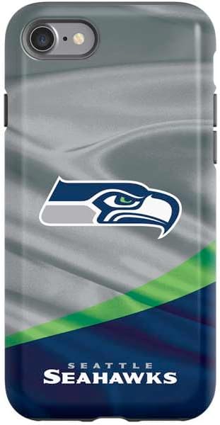 Skinit Pro Phone Case Compatible with iPhone SE (2nd & 3rd Gen) - Officially Licensed NFL Seattle Seahawks Design