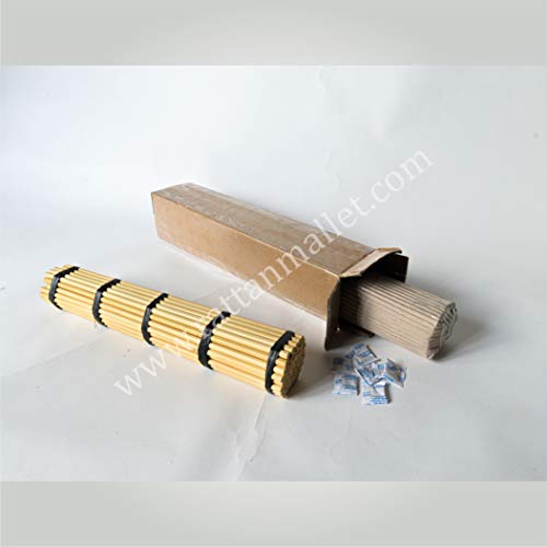 Deluxe Filipino Syatong Chato Game - 2 Rattan Stick Sets: 2pc - Long, 2pc Short larong, Pinoy