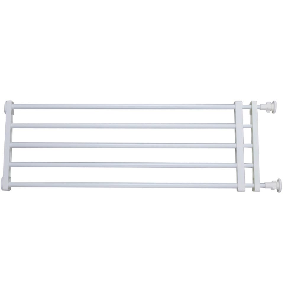 HYTROVE Puerta de Seguridad Protección Material Abs y Metal para Bebés y en Color Blanco Protección Ajustable para Puertas y Escaleras Hogar para Bebés y