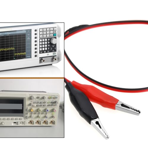 Image of 2pcs Crocodile Clip Test Cable SMA Male to Crocodile Clip Test Line RF Cable Connection Line RG316 Cable for Laboratory Electrical Testing Work
