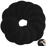 Saiqiang 12 Stücke Aktivkohlefilter Rund,Kompost Behälter Filter,Komposttonnenfilter,Kompost Behälter Ersatz Filter,Komposteimer Küche Aktivkohlefilter 7.25 inch