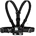Adjustable Chest Mount Harness for GoPro HERO1, HERO2, HERO3, HERO3+, HERO4, HERO4 Session, HERO5 Cameras & eCostConnection Microfiber Cloth