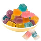 DAMAICHUHAI Amber Candy 240g – Crystal Jelly Gummy Sweets, Traditional Asian Soft Candy, Natural Fruit Flavors, Chewy Snack for Kids & Adults