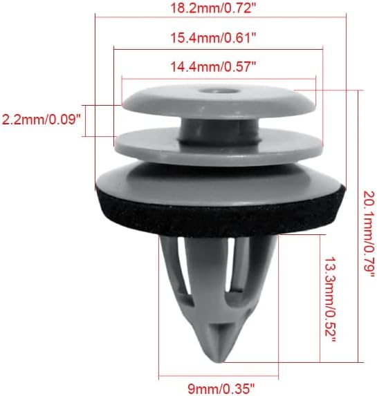 5x Door Panel Clips With Seal Ring For BMW E34 E36 E38 E39 E46 M3 M5 Z3 X5 51418224781