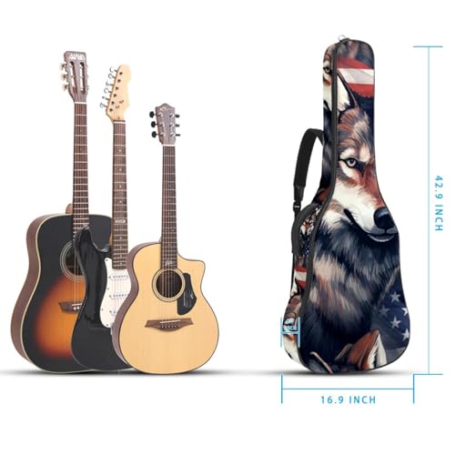 Housse guitare acoustique imperméable avec poches de rangement - 5